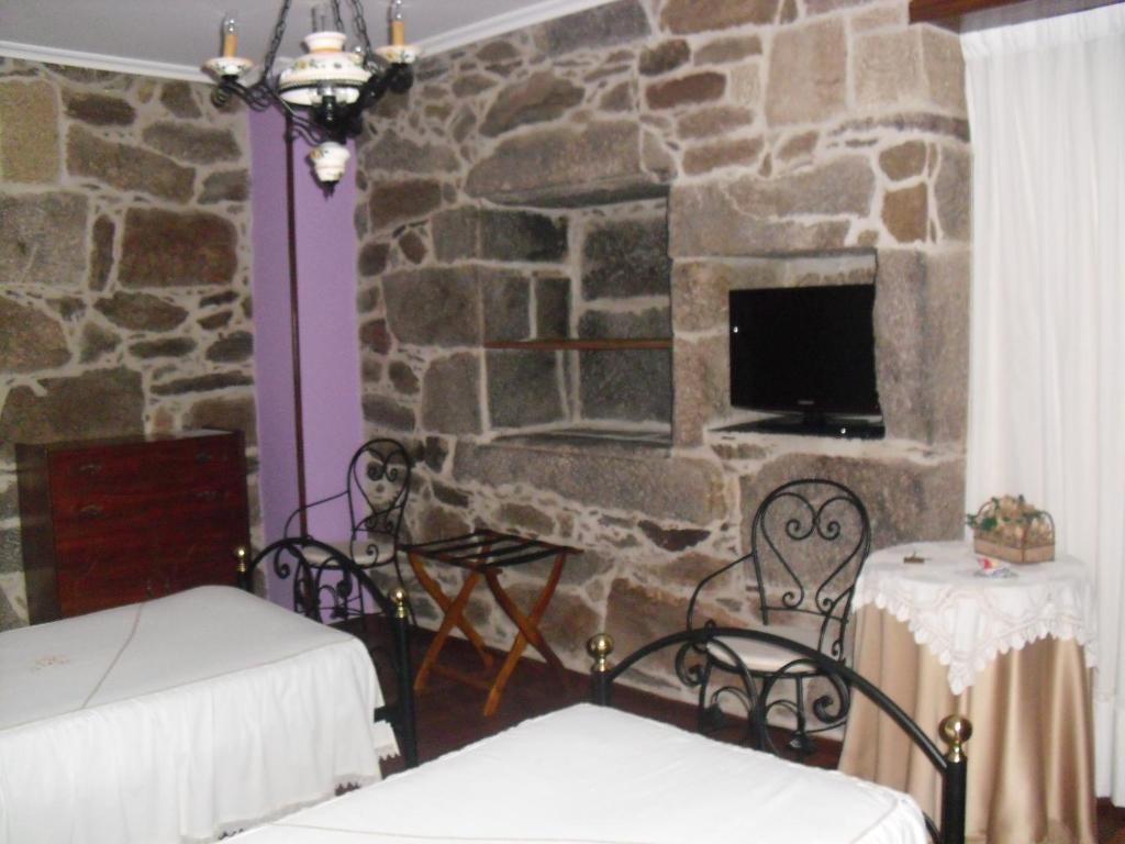 Hotel Pousada Vicente Risco Кастро-Кальделас Номер фото